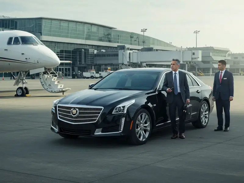 Riverdale Car Service airport pickup vehicle